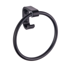 Держатель полотенцакольцо. Металл черный